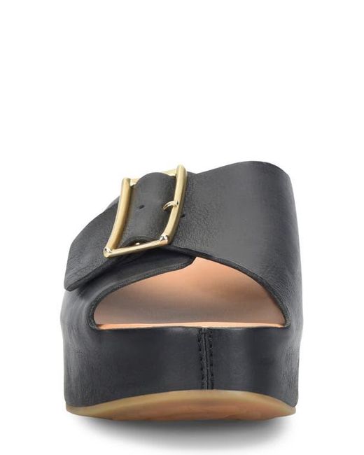 Kork-Ease Gray York Platform Slide Sandal