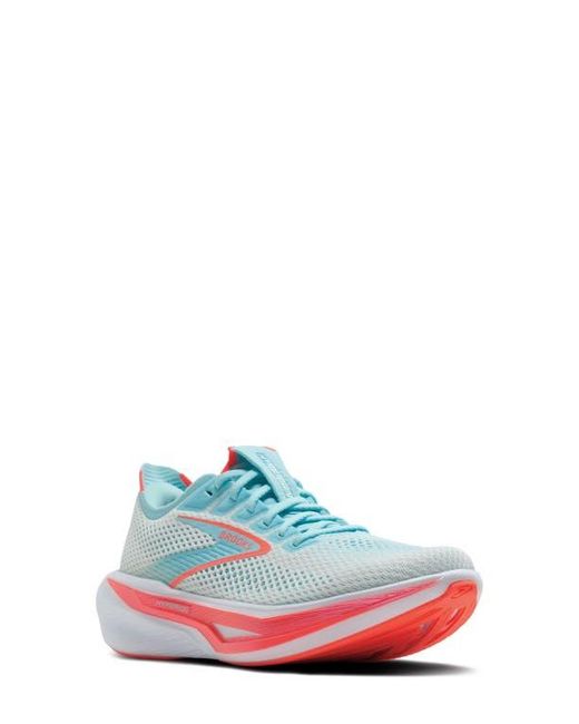 Brooks White Hyperion 3 Running Shoe