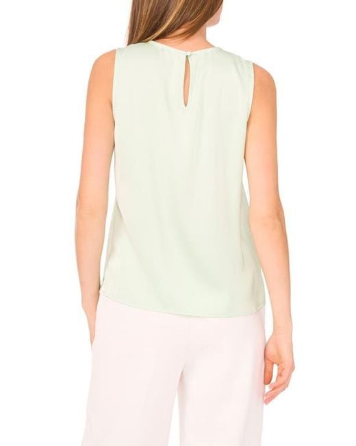 Vince Camuto White Keyhole Shell
