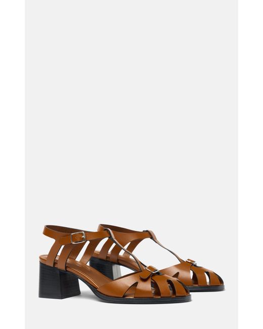 Scarosso Brown Giulia Sandals