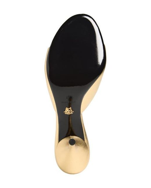 Versace Multicolor Opera Bow Slide Sandal
