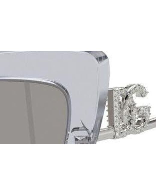 Dolce & Gabbana Multicolor 55mm Cat Eye Sunglasses for men