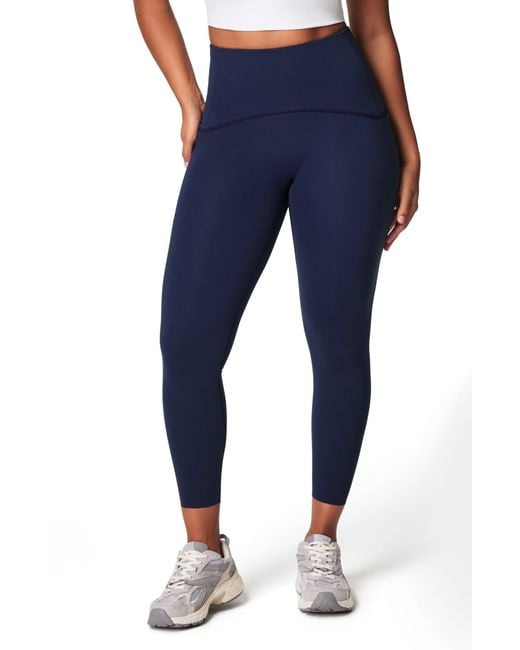 Spanx Blue Spanxshape Booty Boost Side Pocket Leggings