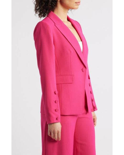 Tahari Red One-Button Blazer