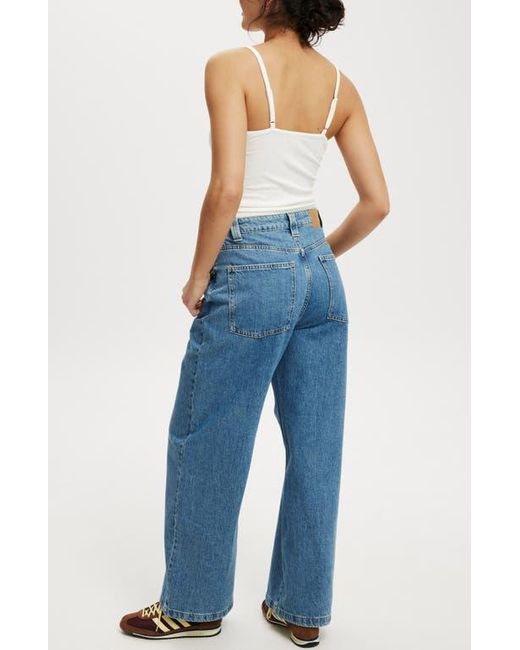 Cotton On Blue Low Super Baggy Jean