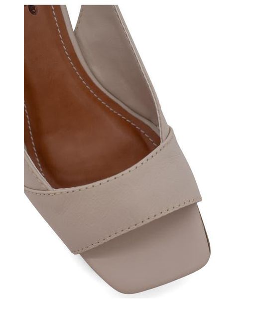 BOTTER White Square Toe Slingback Sandal