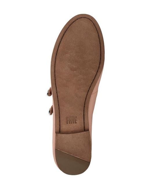 Frye Pink Carson Mary Jane Flat