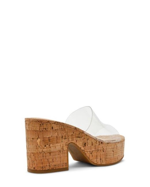 Steve Madden Natural Trippy Platform Sandal