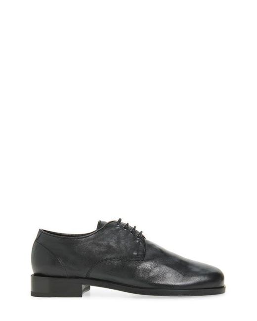 Lemaire Black Anatomic Derby for men