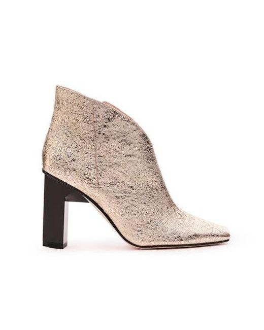 Tiannia Barnes Natural Sancy Ankle Bootie
