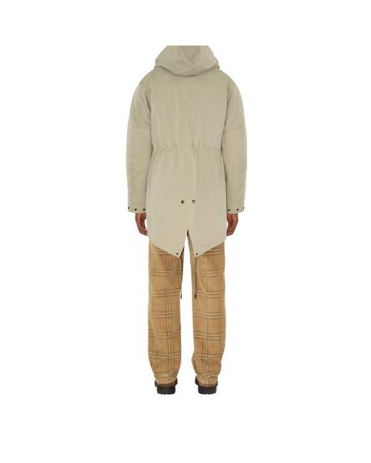 Burberry Natural Detachable Warmer Nylon Blend Parka for men