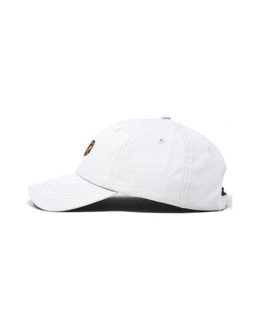 Alix White Pretzel Dad Cap