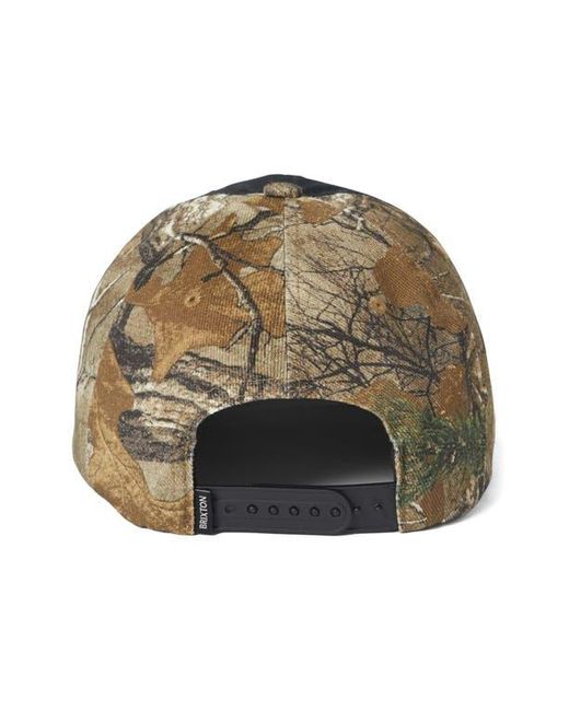 Brixton Black Ford Truck Country Mp Snapback Trucker Hat for men