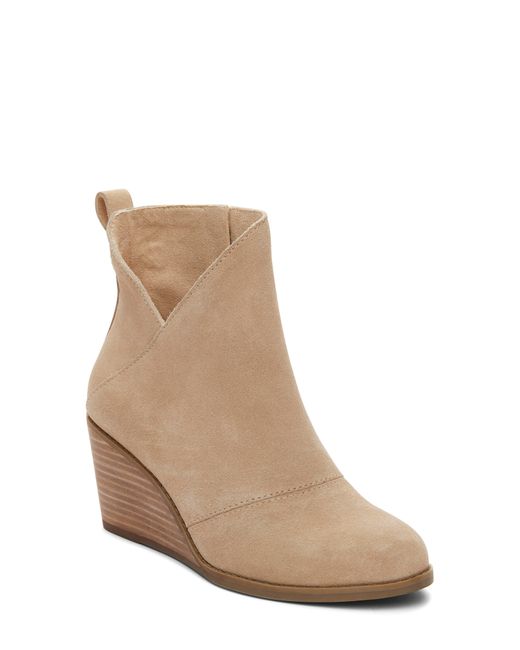 TOMS Brown Sutton Wedge Boot