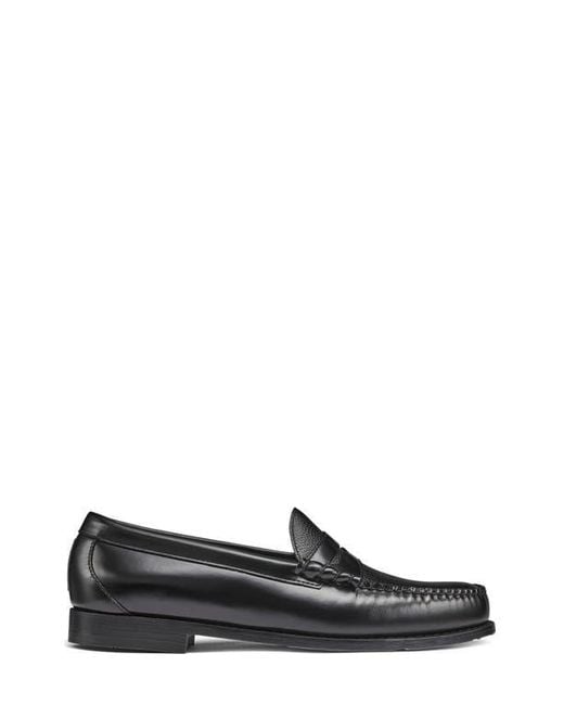 G.H.BASS Black X Reigning Champ Larson Weejuns Penny Loafer for men