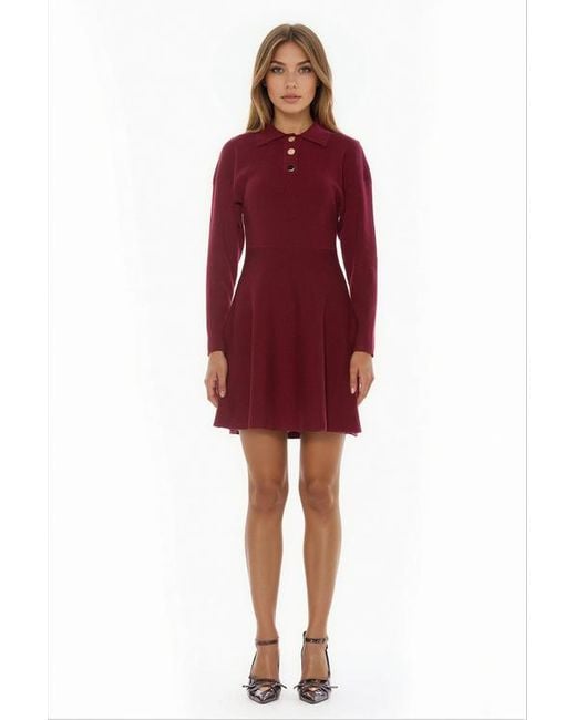 Alexia Admor Women's Red Ocean Dress