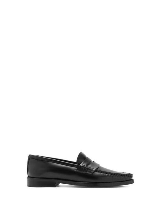 Mango Black Penny Loafer