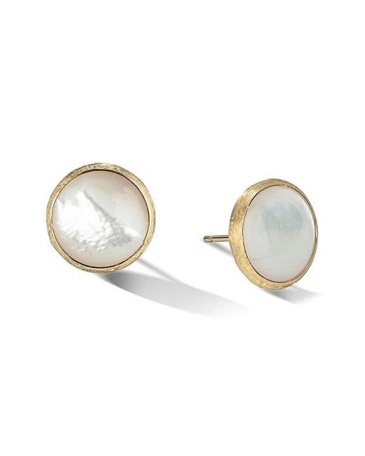 Marco Bicego Multicolor Jaipur 18K & Mother-Of-Pearl Large Stud Earrings