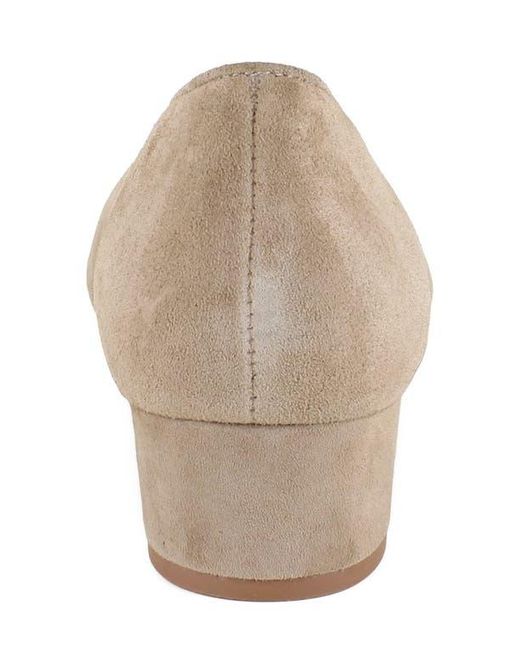 Munro Natural Hannah Block Heel Pump