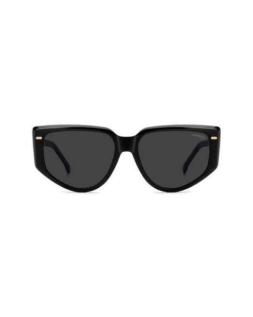 Carrera Black 57Mm Rectangular Sunglasses