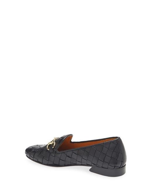 Robert Zur White Letti Bit Woven Loafer