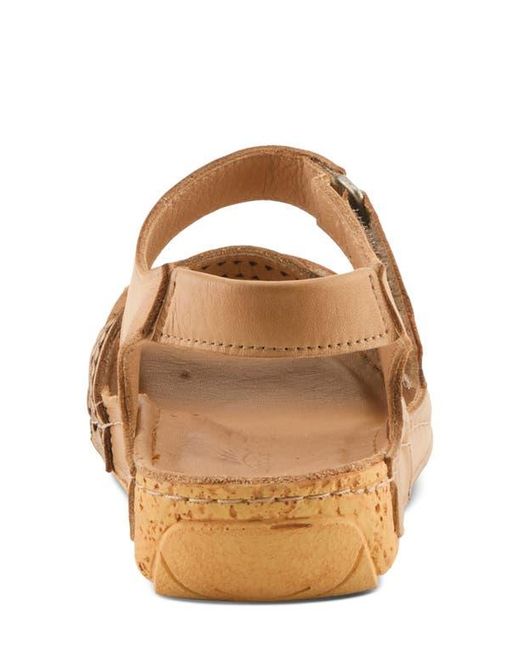 Spring Step Brown Galaire Sandal