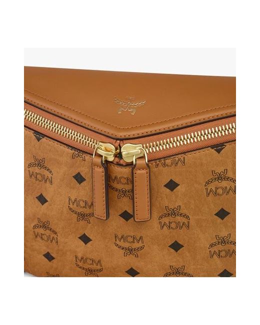 MCM Brown Small Diamant 3D Crossbody for men