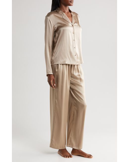 Nordstrom Natural Washable Silk Pajamas
