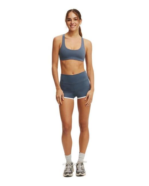 Cotton On Blue Ultra Soft Retro Shortie Short