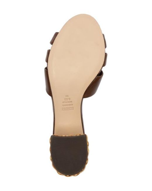 SCHUTZ SHOES Brown Keefa Slide Sandal
