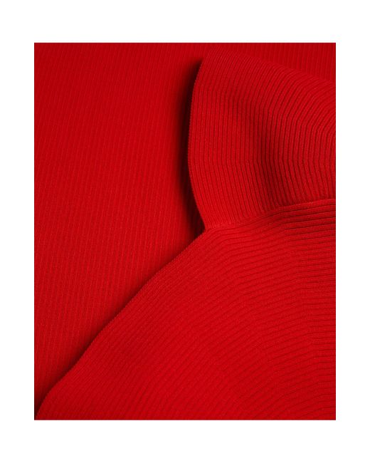 Ted Baker Red Raelea Rib Sweater Dress