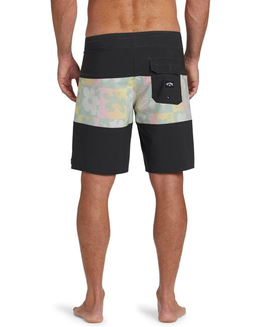 Billabong Multicolor Tribong Pro Water Repellent Board Shorts for men