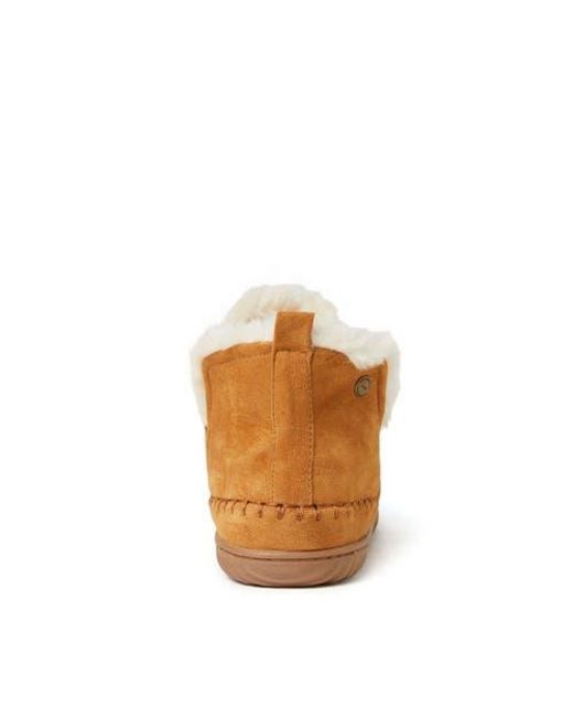 Dearfoams Brown Brixen Bootie Slipper for men