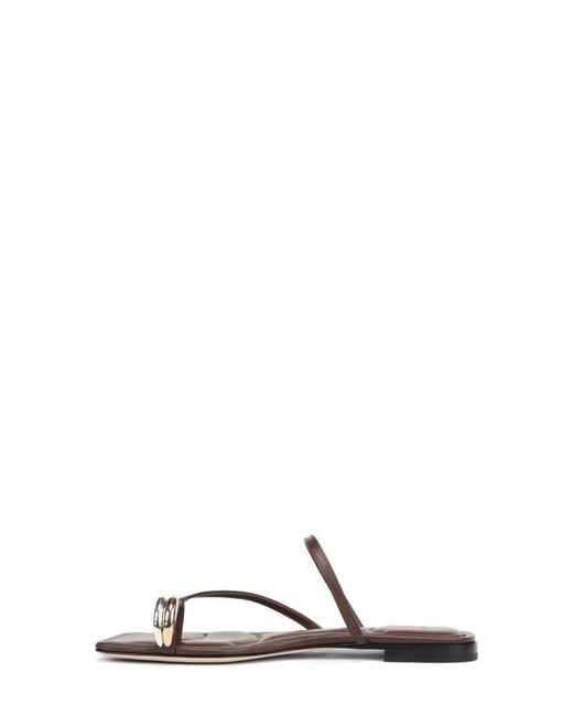 Vince White Polli Toe Loop Sandal