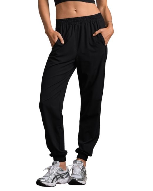 Rhone Black Mirage Jogger