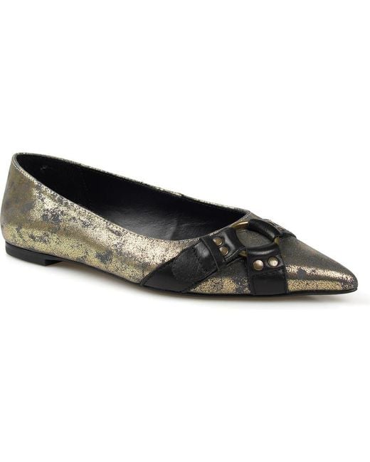 Zigi Black Hilo Pointed Toe Flat