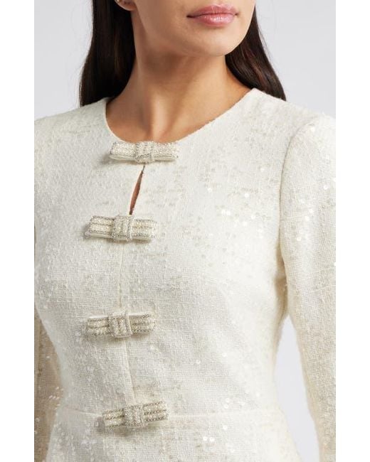 Cocktail Dress Eliza J Sequin Sheath Dresses Eliza J Women's Fringe-Trim Boucl Tweed Sheath Dress Cocktail Dress Eliza J Sequin Sheath Dresses Eliza J Women's Fringe-Trim Boucl Tweed Sheath Dress