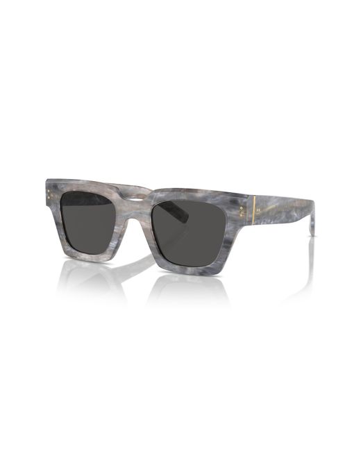 Dolce & Gabbana Black 48mm Square Sunglasses for men