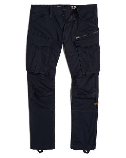 G-Star Blue Rovic Zip 3D Tapered Fit Cargo Pants for men