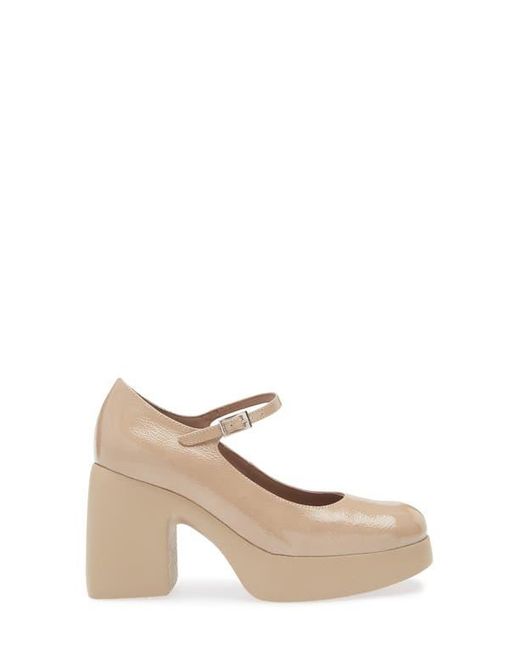 Wonders Natural Mary Jane Platform Pump