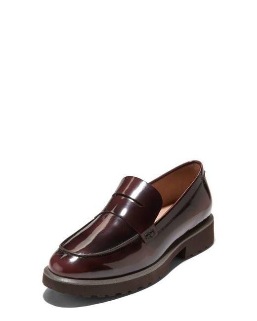 Cole Haan Brown Geneva Platform Penny Loafer