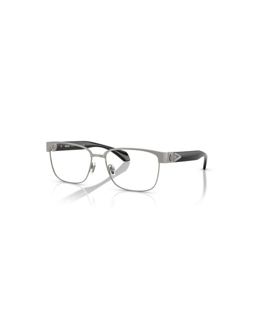 Versace Metallic 57Mm Square Optical Glasses for men