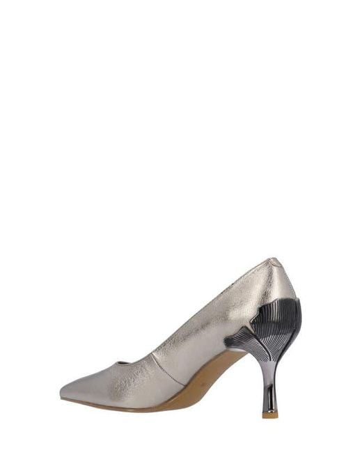 J. Reneé Metallic Tacy Pointed Toe Pump
