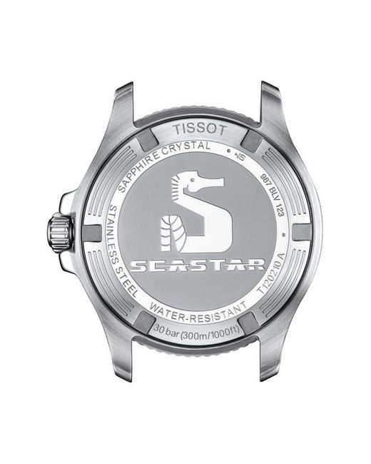 Tissot Black Seastar 1000 Two-Tone Bracelet Watch, 36Mm