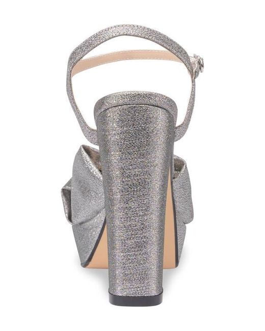 Touch Ups Gray Sailor Ankle Strap Platform Sandal