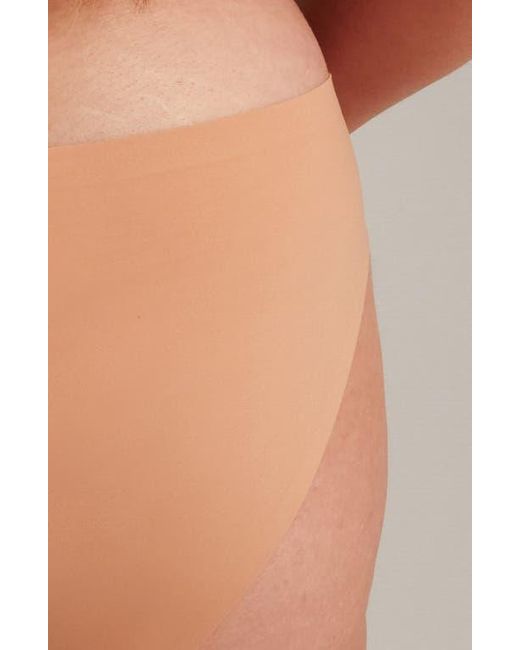 Saalt Orange Seamless Bikini