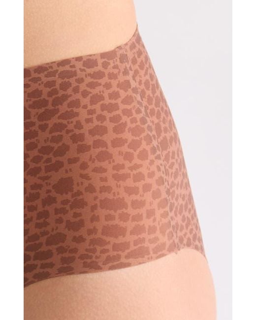 Chantelle Brown Soft Stretch High Waist Briefs