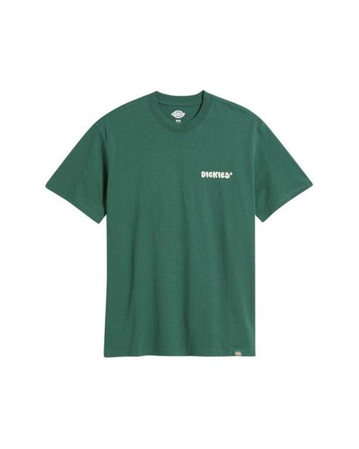 Dickies Green Gordonsville Logo Graphic T-Shirt for men