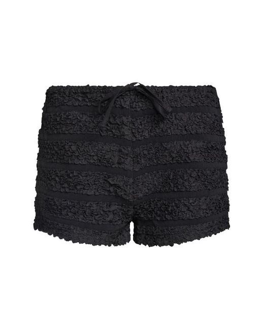 Lioness Black Kourt Ruffle Bloomer Shorts