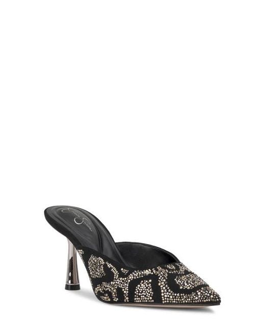 Jessica Simpson Black Xia Mule